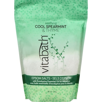 Vitabath Cool Spearmint & Thyme Soothing Epsom Salts Soothing 1000 g, $0.90/100g