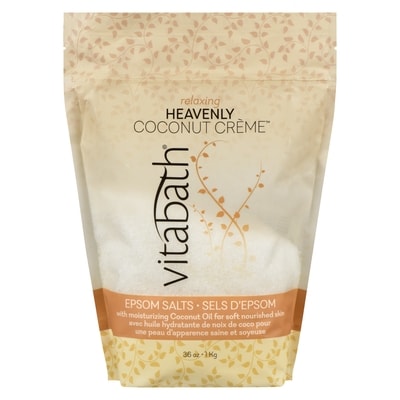 Heavenly coconut crème sels d'epsom