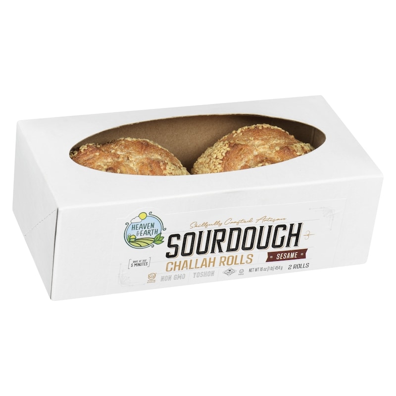 Sourdough Challah Rolls Sesame