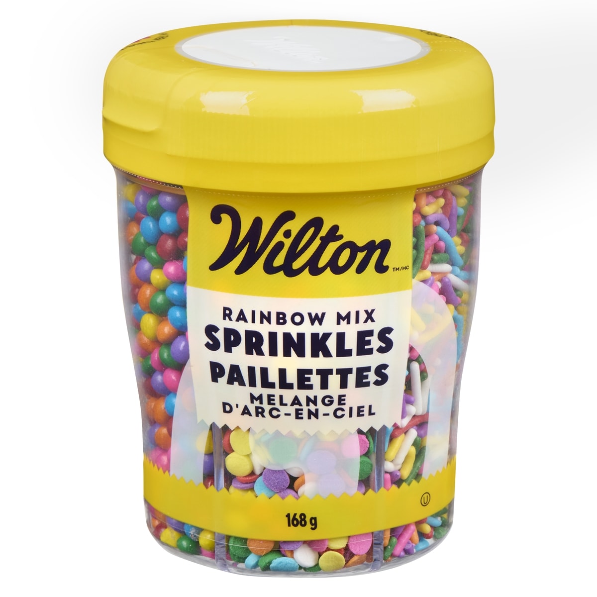 Wilton Mélange de paillettes arc-en-ciel 6 cellules  avec couvercle rotatif, 167 g  168 g, 5,36 $/100g