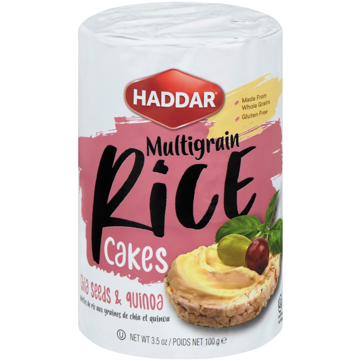 Haddar Galettes de riz aux graines de chia et quinoa 99 g, 2,01 $/100g