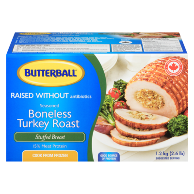 Butterball Boneless Stuffed Turkey Ball Frozen 1.5 kg, $1.97/100g