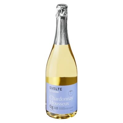 Svelte La Cuvée Partially Dealcoholized Sparkling Carbonated Wine Chardonnay Mousseux (ID required at pick-up) 750 ml, $2.16/100ml