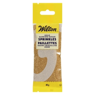 Wilton Sachet de sucre cristallisé doré 40 g, 4,48 $/100g