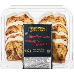 Farmer's Market Cinnamon Swirl Iced Loaf Cake 400 g, $1.38/100g