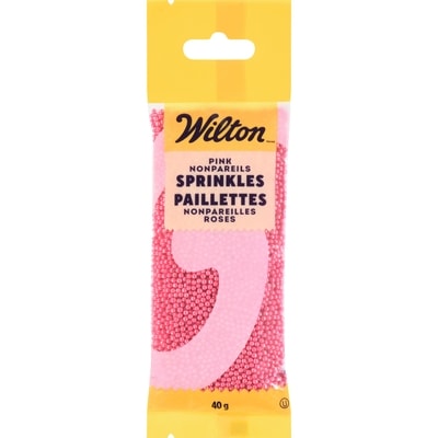 Wilton Pink Nonpareils Sprinkles Pouch, 40 g 40 g, $4.48/100g