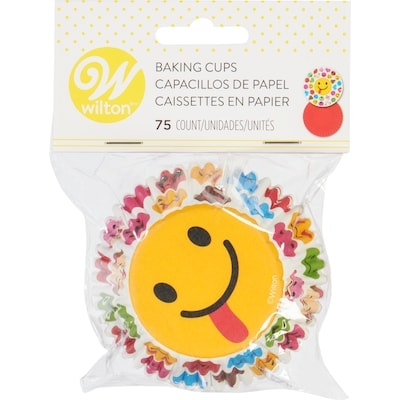 Wilton Caissettes standard émoji souriant, 75 unités  75 ea, 0,04 $/1ch