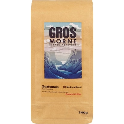 Gros Morne Ground Coffee Guatemala Medium Roast 340 g, $5.00/100g