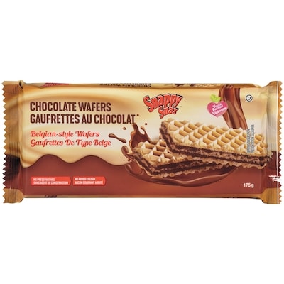 Snappy Snax Gaufrettes au chocolat gaufrettes de type belge casher 175 g, 1,14 $/100g