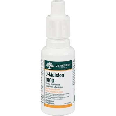 Genestra D-Mulsion 1000 Natural Lemon Flavour 1 ea, $25.99/1ea