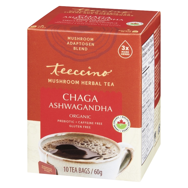 Mushroom Herbal Tea Chaga Ashwagandha Organic