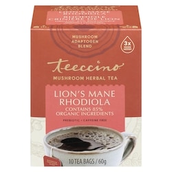 Mushroom Herbal Tea Lion's Mane Rhodiola