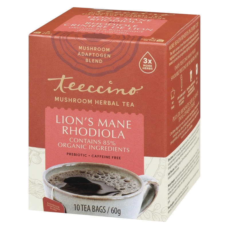 Mushroom Herbal Tea Lion's Mane Rhodiola