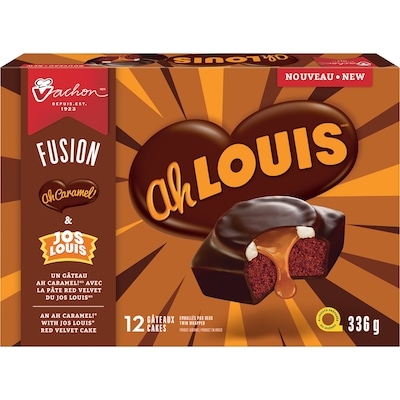 Vachon Ah Louis™ Caramel/Red Velvet Cakes 336 g, $1.64/100g