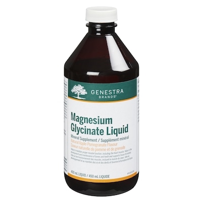 Genestra Magnesium Glycinate Liquid Natural Apple-Pomegranate Flavour 1 ea, $45.99/1ea