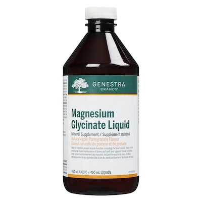 Magnesium Glycinate Liquid Natural Apple-Pomegranate Flavour