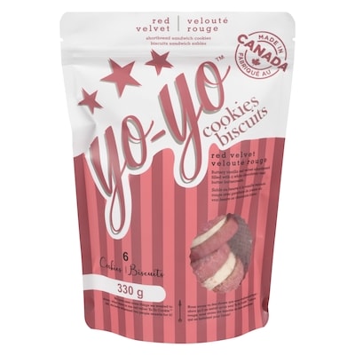 null Biscuits sandwich sablés velouté rouge 330 g, 2,72 $/100g