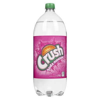 Crush Boisson gazeuse soda mousse 2 l, 0,14 $/100ml