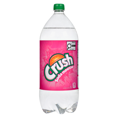 Crush Boisson gazeuse soda mousse 2 l, 0,14 $/100ml