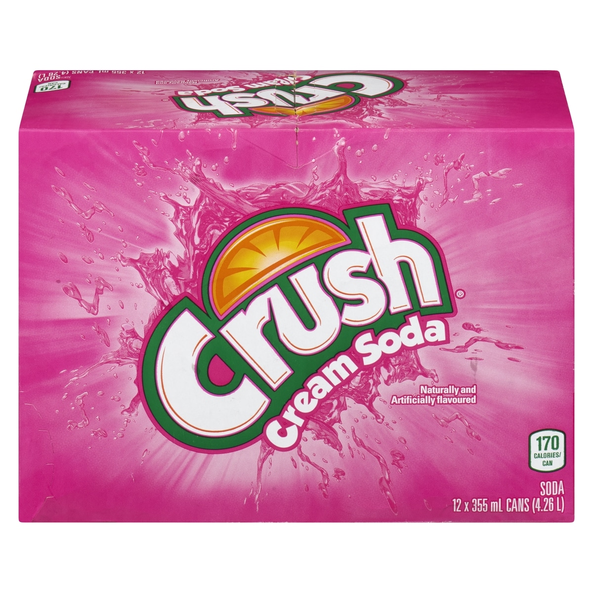 Crush Soda Cream Soda 355 ml, $2.05/100ml