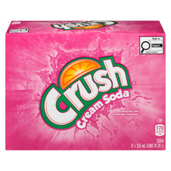 Crush Soda Cream Soda 355 ml, $2.39/100ml