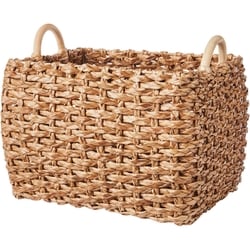 Life at Home Panier carré en jonc, grand 1 ea, 30,00 $/1ch