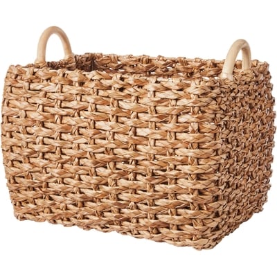 Life at Home Panier carré en jonc, grand 1 ea, 29,00 $/1ch