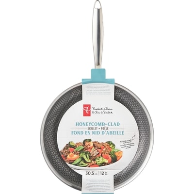 President's Choice Honeycomb Clad 12inch Skillet 1 ea, $40.00/1ea