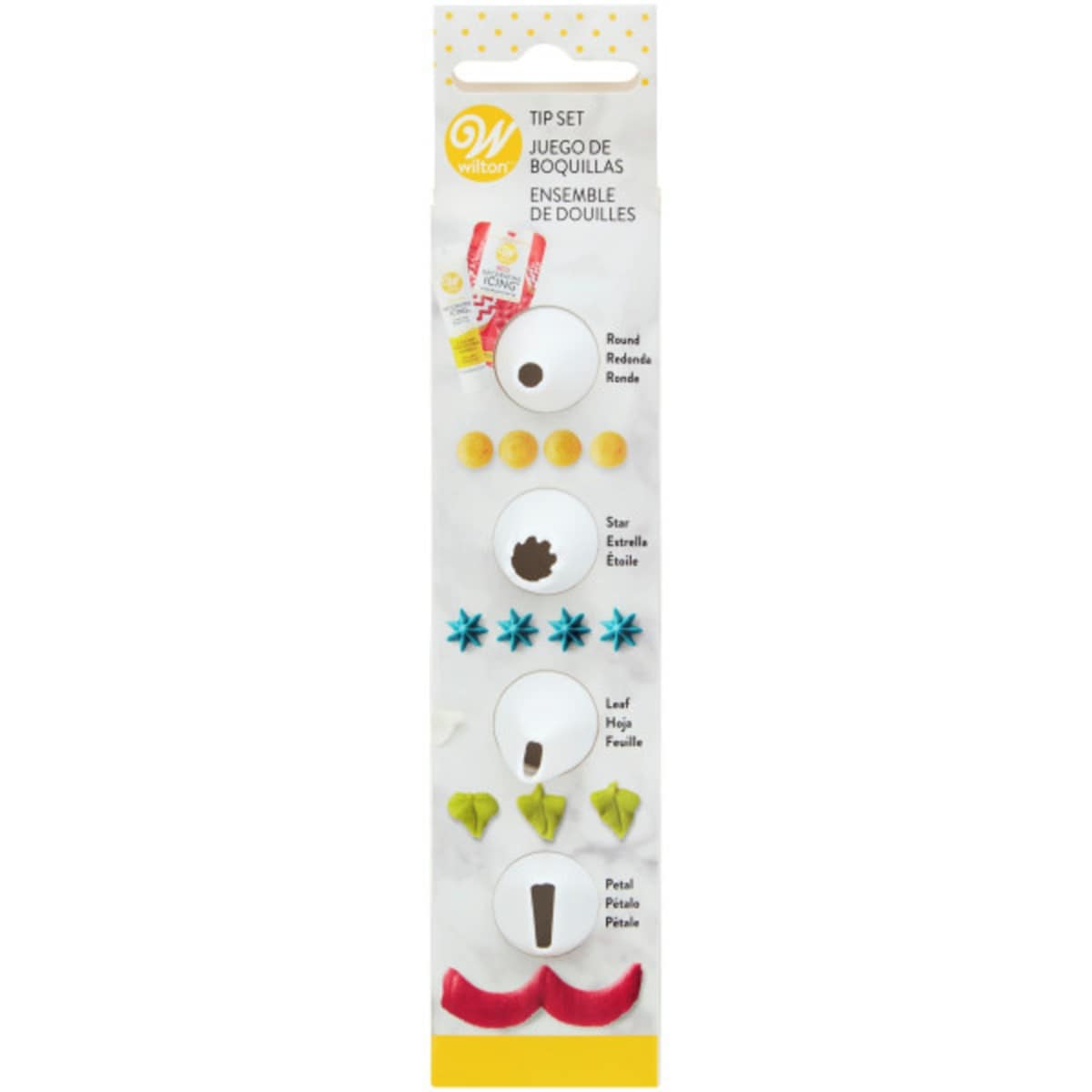 Wilton Plastic Icing Tip Set 4 ea, $0.75/1ea