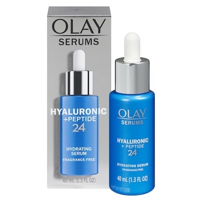 Olay Hydrating Serum with Hyaluronic and Peptide 40 ml, $102.48/100ml