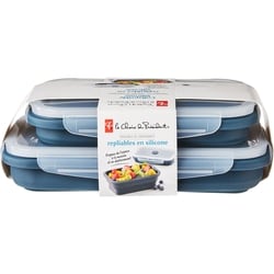 le Choix du Président Ensemble de 2 contenants pliables en silicone – Grand 2 ea, 7,50 $/1ch