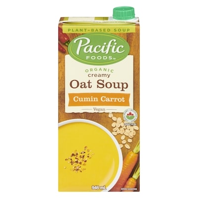 Pacific Foods Organic Creamy Oat Soup Cumin Carrot 946 ml, $0.79/100ml