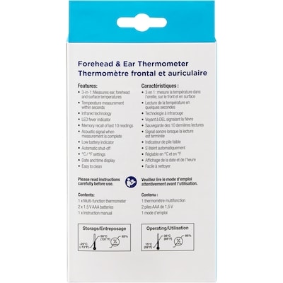 Forehead and Ear Thermometer