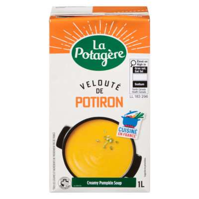 La Potagere Creamy Pumpkin Soup 1 l, $0.68/100ml