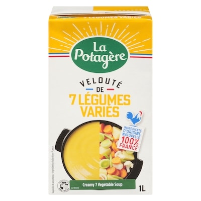 La Potagere Creamy 7 Vegetable Soup 1 l, $0.75/100ml