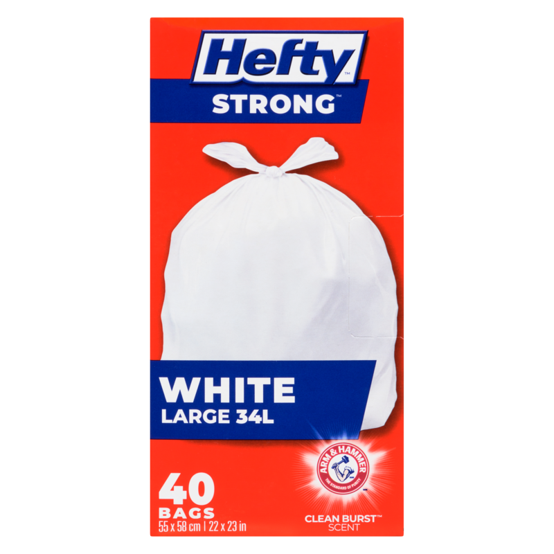 Strong Easy Flaps Kitchen Bags Large 34 L