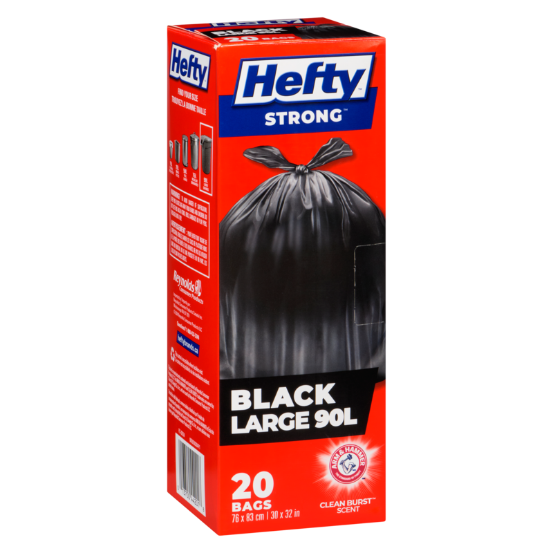 Strong Easy Flaps Garbage Bags Large 77 L