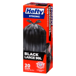 Hefty Strong Easy Flaps Garbage Bags Large 77 L - 20 ea | Real