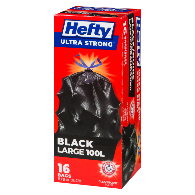 Ultra Strong Drawstring Garbage Bags Large 77 L