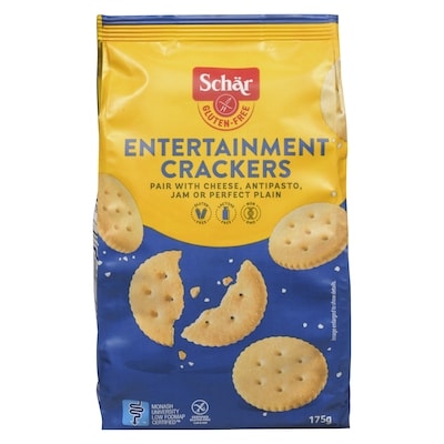 Schar Entertainment Crackers 0.18 kg, $4.72/100g