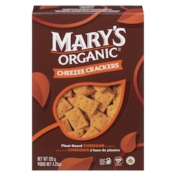 Marys Crackers Organic Crackers Cheddar Plant Based 120 g, $5.00/100g