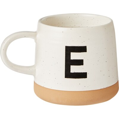 Grande tasse à monogramme (E)
