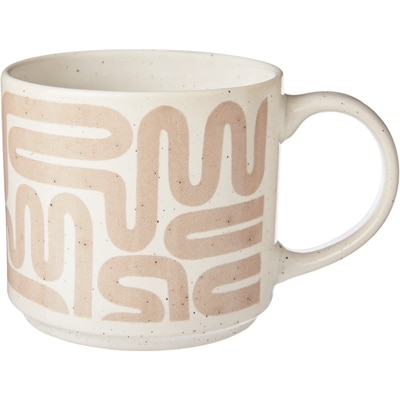 Life at Home Tasse à impression au tampon – Ligne 1 ea, 7,00 $/1ch
