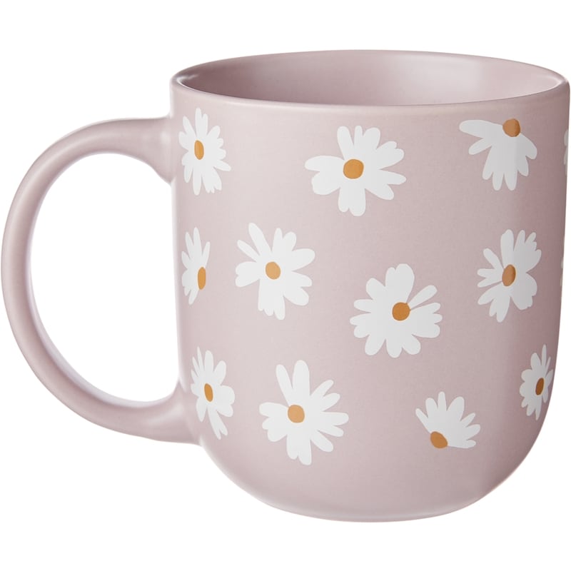 Matte Decal Mug -Daisy