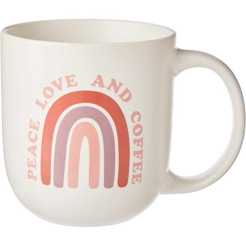 Matte Decal Mug -Rainbow