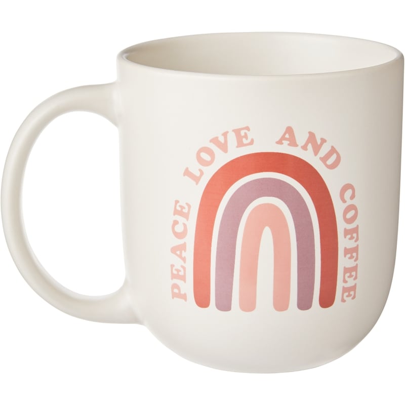 Matte Decal Mug -Rainbow