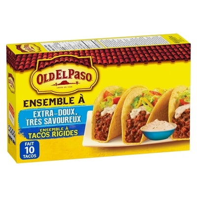Old El Paso Ensemble à tacos rigides Extra-doux, très savoureux 330 g, 1,14 $/100g