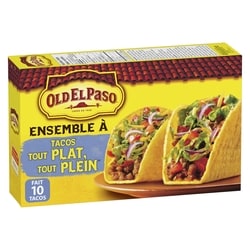 Old El Paso Stand N' Stuff tacos, kit de dîner, 10 tacos 250 g, 2,60 $/100g
