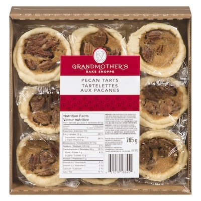 Grandmother's Bake Shoppe Pecan Tarts 765 g, $0.95/100g