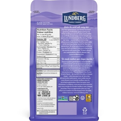Organic California Brown Jasmine Rice